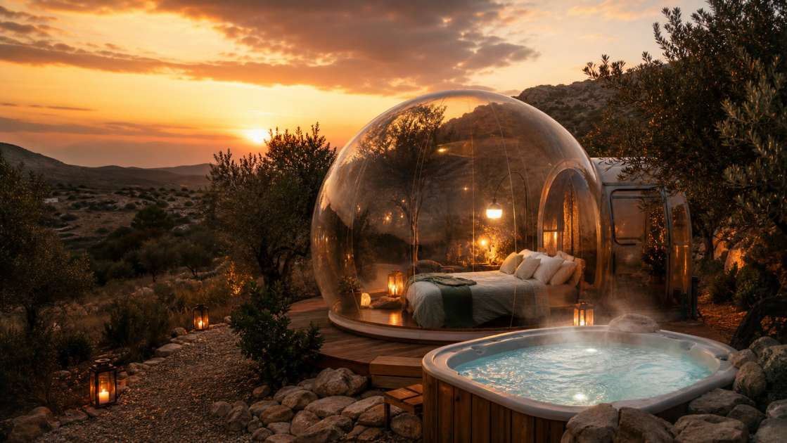 Hotel burbuja con jacuzzi en Alicante: precios y planes para una escapada romántica inolvidable